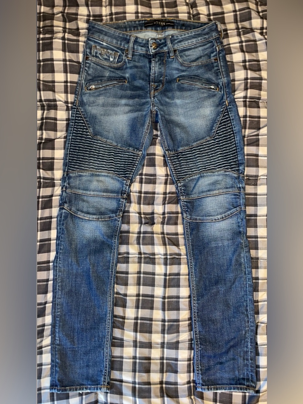 Guess Moto Denim Jeans Size 30